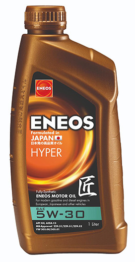 ENEOS Hyper 5W-30 API SN ACEA C3 синтетическое универсальное 1 л