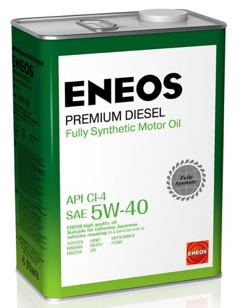 ENEOS Premium Diesel CI-4 синтетическое 5W-40 4 л